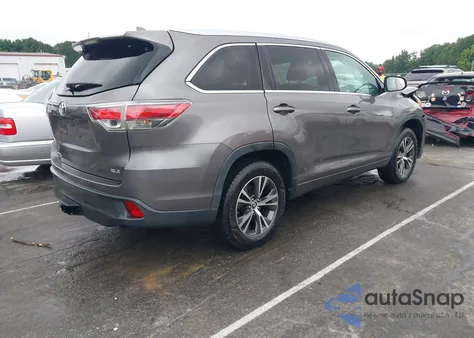2016 Toyota Highlander Xle z USA, uszkodzony, nr VIN 5TDKKRFH9GS153441